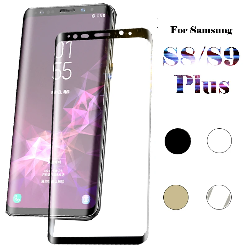 

Protective glass on the for Samsung Galaxy s8 plus screen protector film s9 verre tremp 9 s 8 tempered glas samsun 8s 9s samsong