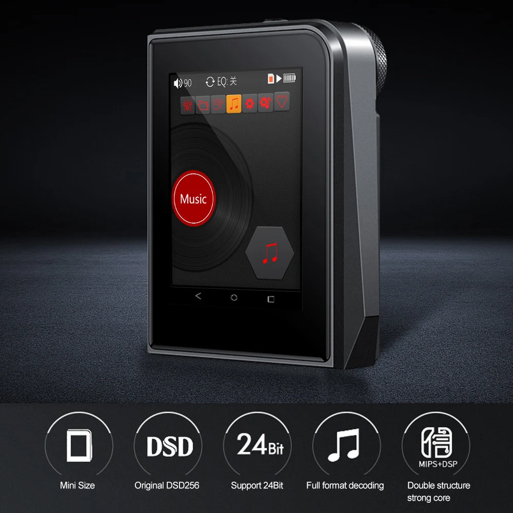 Цифровой музыкальный MP3 плеер RUIZU A50 профессиональный аудиоплеер без потерь