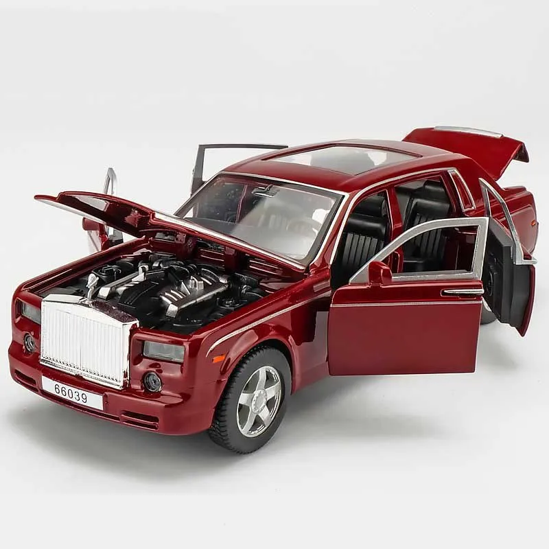 1:32 игрушечный автомобиль отличное качество Rolls Royce Phantom Металлический Игрушечный
