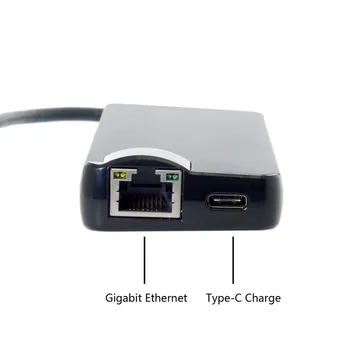 

CY USB-C USB 3.1 Type-C to VGA HDMI USB HUB Gigabit Ethernet & SD TF USB Charger Adapter for Laptop