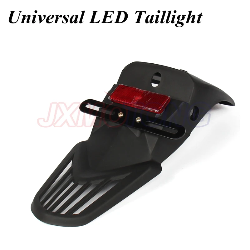 

Brand New Universal Motorcycle Black License Plate Bracket Rear LED Fender Eliminator For BMW Ducati Taillight