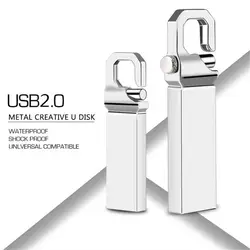 USB флеш-накопитель 32 Гб металлический Флэшка высокоскоростная Memoria USB 64 ГБ 128 ГБ флеш-накопитель 16 ГБ 8 ГБ стержень для браслетов подарок USB