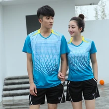 Наборы для бадминтона Для мужчин/Для женщин, спортивные бадминтон одежда, теннис одежда наборы, настольный теннис комплекты, 1 комплект AY101