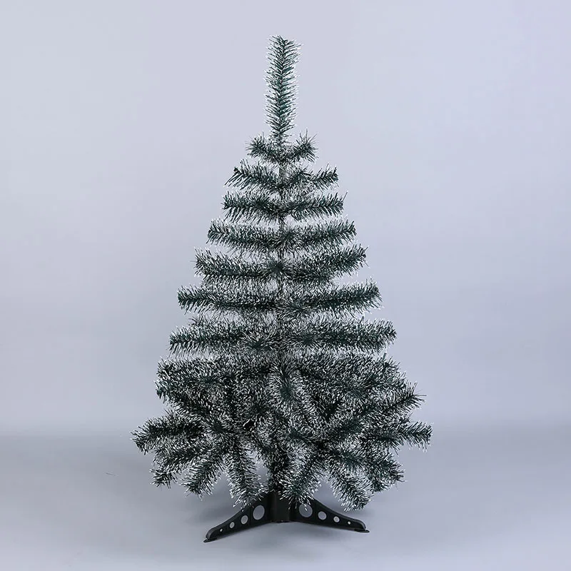 

90cm Artificial GREEN Christmas Tree Snowflake Xmas Plastic Tree New Year Home Ornaments Desktop Decorations Christmas Tree 2018