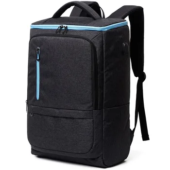 

1pcs Fashion Oxford Cloth Men Travel Shoulder Business Backpack USB Charging Waterproof School Bags for Lunch Picnic Hiking