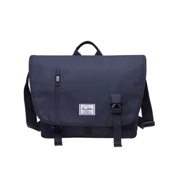 

Multifunction and New design stylish Retro vintage mens canvas leather messenger bag By KAUKKO