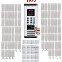 XinSiLu умеренная цена Невидимый дверной для системы домофона. Для детей ростом 80-Квартира видео-телефон двери, ID карты и пароль разблокировки функции