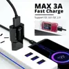 Магнитный зарядный кабель USB Type-C, быстрая зарядка, кабели 3,0 типа C, быстрое зарядное устройство, провод для синхронизации данных, нейлоновые ... ► Фото 2/6