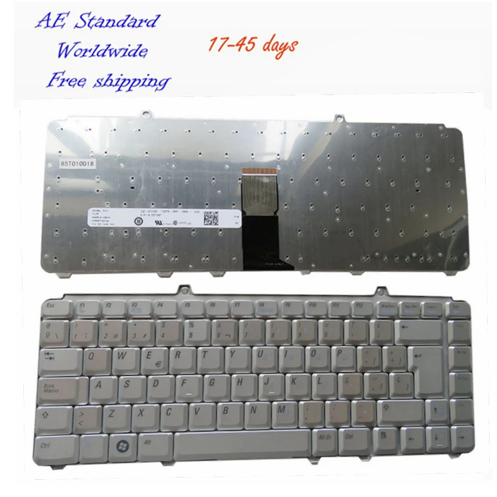 

SP Laptop Keyboard For DELL PP41L M1530 For Vostro 1400 PP22L 1318 1545 PP29L For Inspiron 1520 Black New Spain