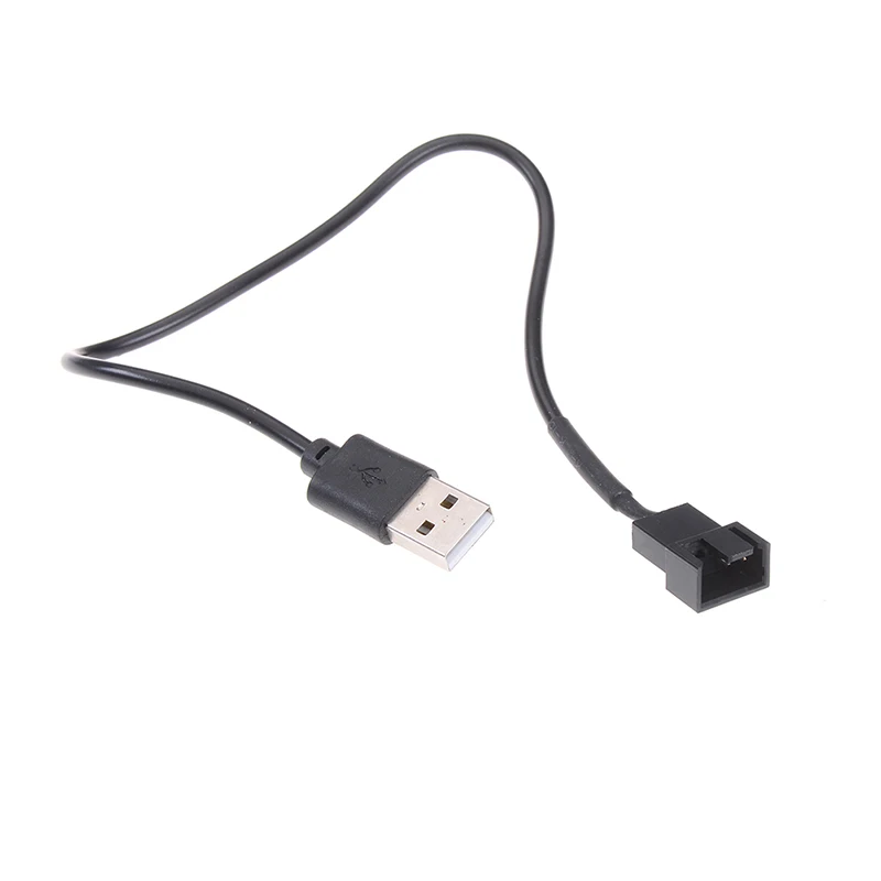 1 шт. разъем для кабеля питания компьютера 3/4 Pin 5 в 30 см подключение 3pin или 4pin
