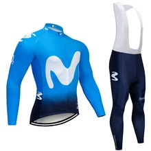 Зима, новинка, M team Cycling JERSEYn 9D pad, набор велосипедных штанов для мужчин, Ropa Ciclismo pro, термо флисовая одежда для велоспорта, Maillot Culotte