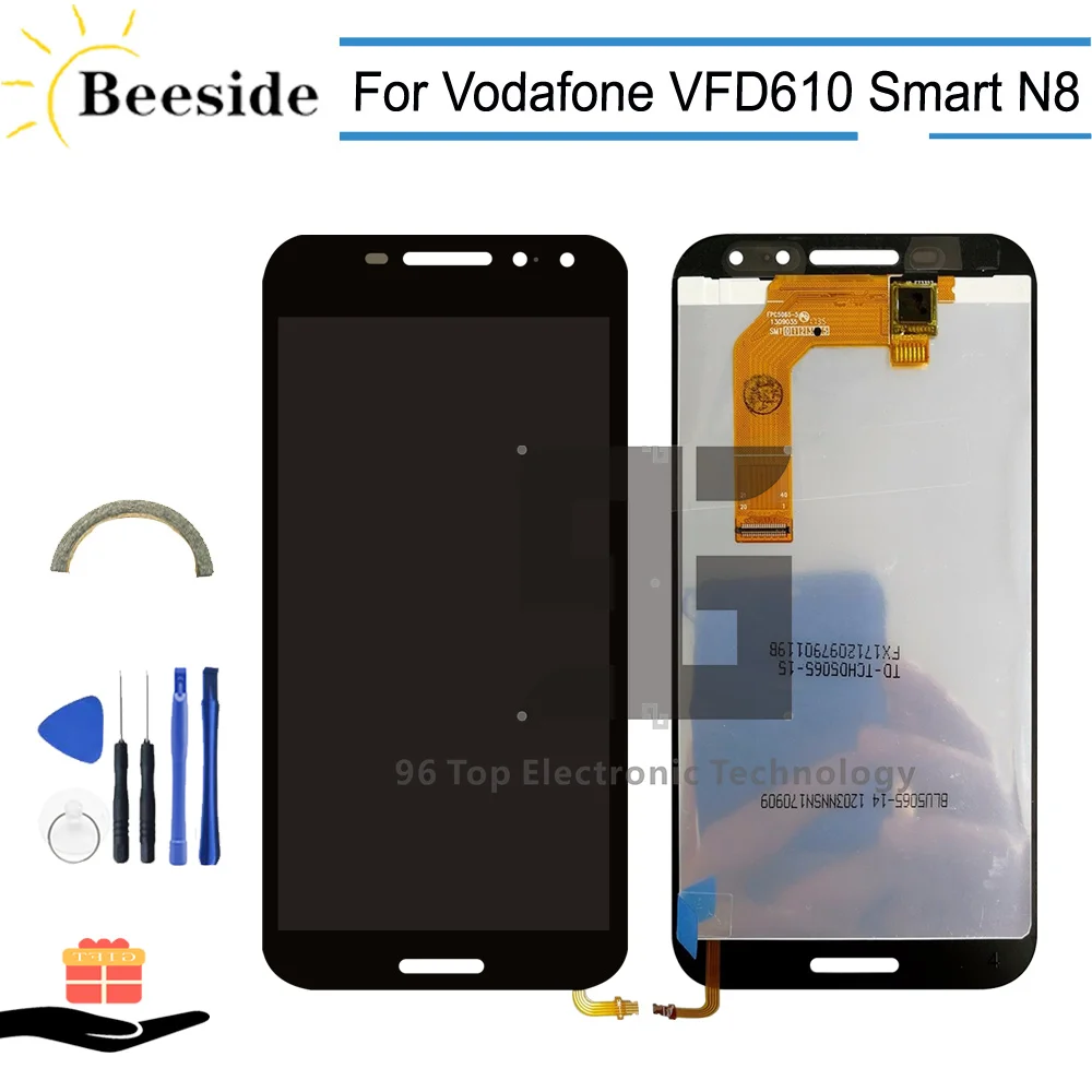 

AA+ Quality LCD 5.0'' For Vodafone VFD610 Smart N8 LTE VFD-610 LCD Display Touch Screen Digitizer Assembly Replace Black / White