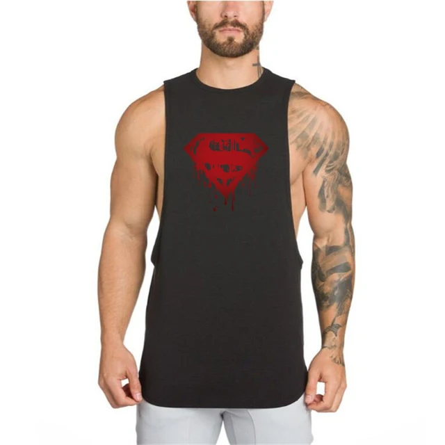 Buy New Summer Superman Workout Vest Tank