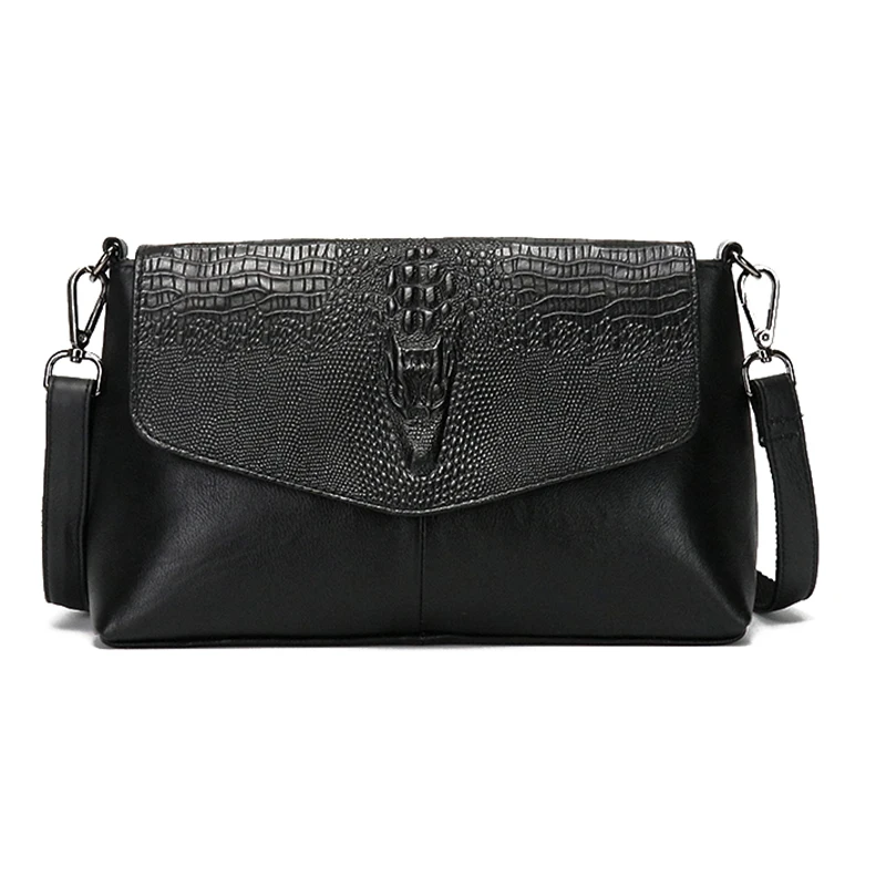 

iPinee Ladies Genuine Leather Business Handbag High Quality Fashion Alligator Pattern Designer Women Bags