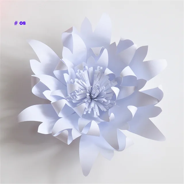 20cm thick cardstock rose diy paper flowers for wedding event homemade paper flower decorations