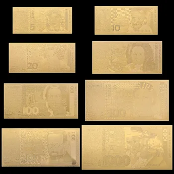 

VNFURU 24k Gold Tickets 5~1000 Currency Dollor Paper Money Best Gifts Europe Tickets Game Play Card Collecting Dropshiping