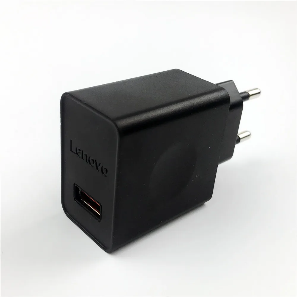 

For QC3.0 12V2A Fast Charger Lenovo EU Quick Charge Adapter For K5 Spelen S5 Pro K6 z5 z6 lite k5 pro smartphone P68AS
