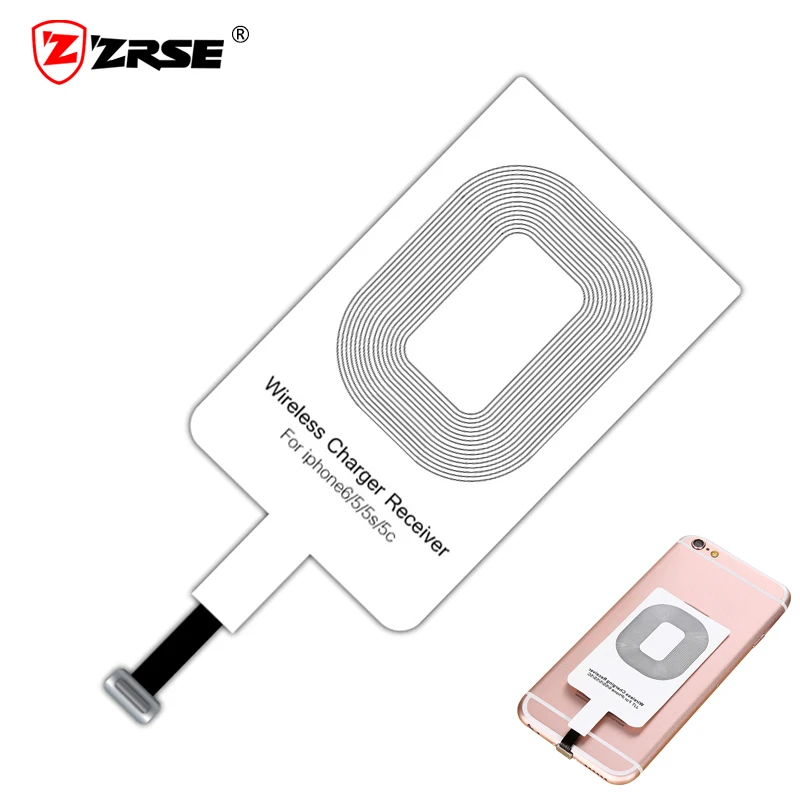ZRSE QI Wireless Charger Receiver for iPhone Micro USB