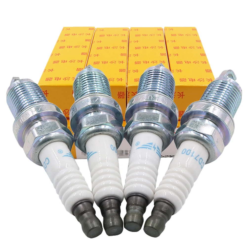 DS 4pcs Iridium Car Spark Plug ZFR6FGP 7100 for Buick Excelle Pentium B30 BMW Dodge Ford Mazda chevrolet spark plug ignition | Автомобили