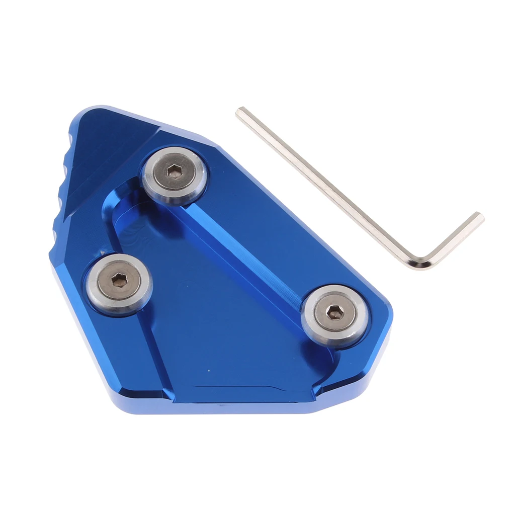 Motorcycle Kickstand Side Stand Plate Pad Base For SUZUKI GSXR1000 K9 L1-L5 2009-2017 Kickstand Extension Plate Pad 