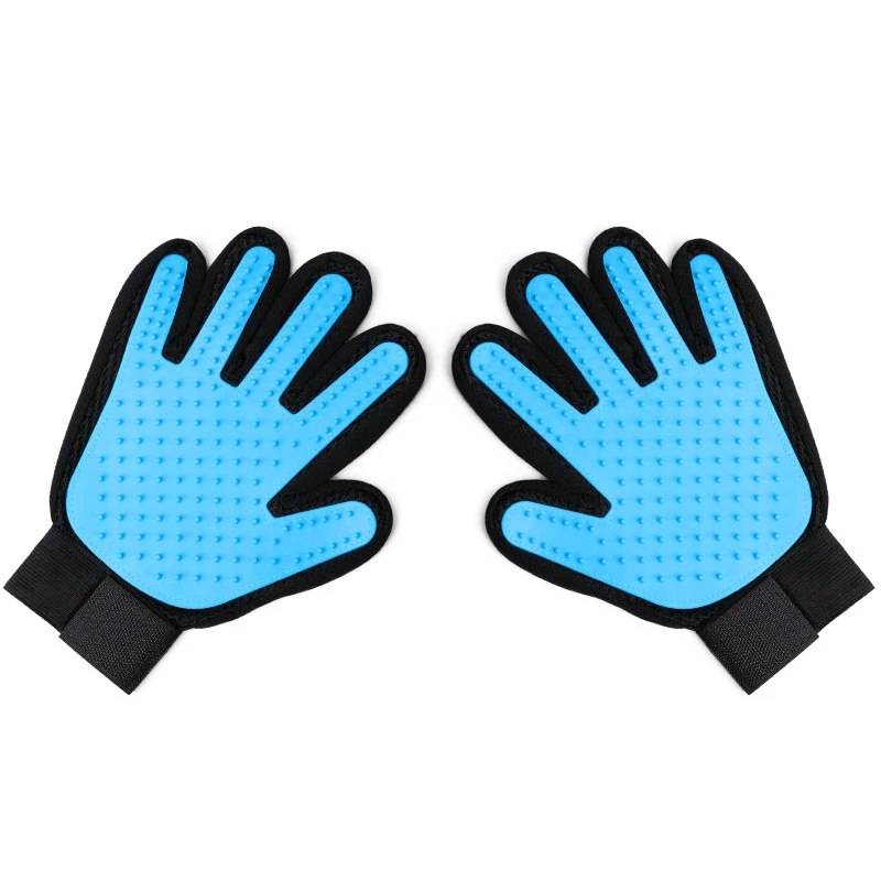 

DannyKarl Pet brush Glove Deshedding Gentle Pet Grooming Glove Dog Bath Cat Cleaning Supplies Pet Glove Dog Combs Silicone Dog