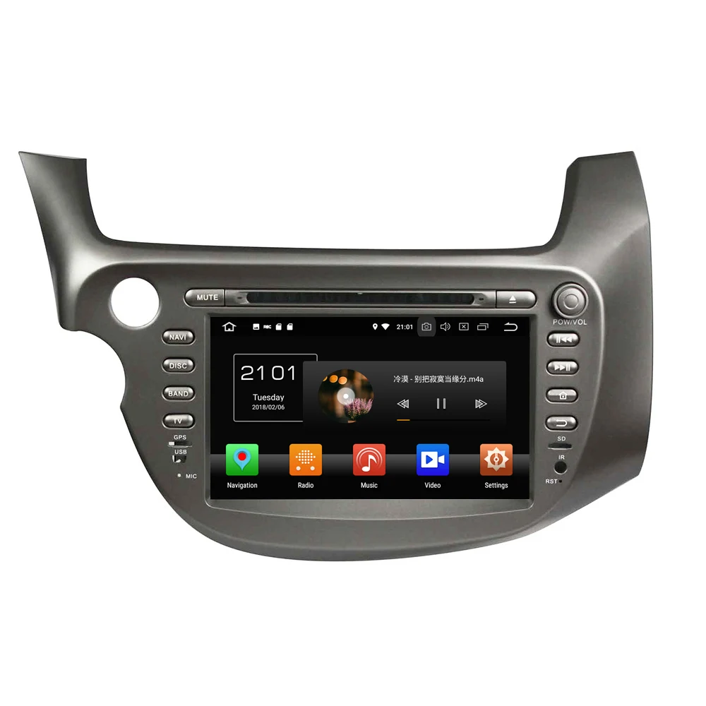 KLYDE 8 &quot2 Din Core 32GB Android 0 автомобильный dvd плеер для Honda New FIT 2009 2011 стерео