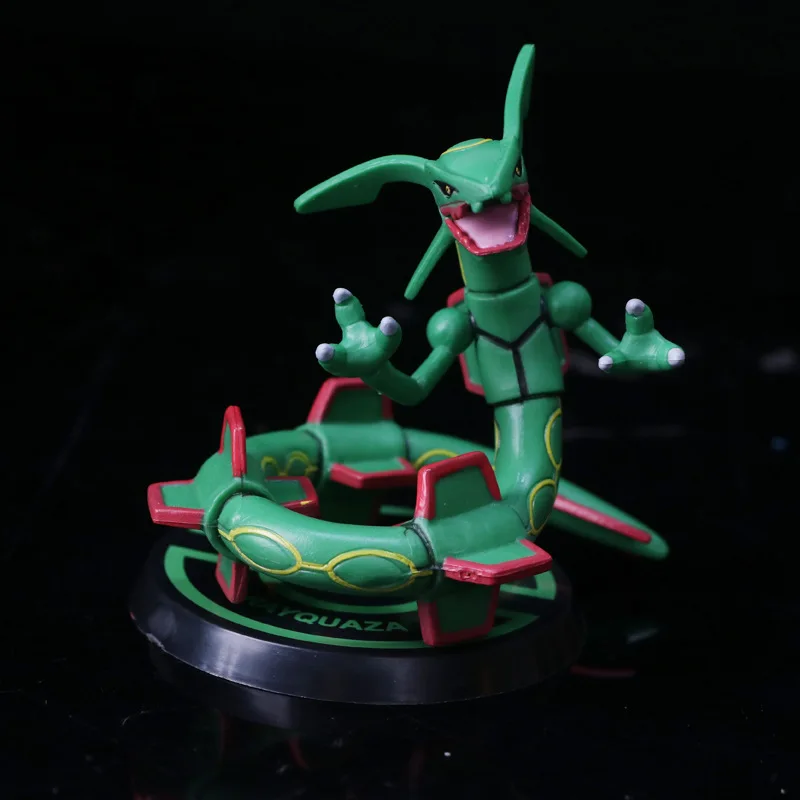 6 шт./компл. Pikachu Lunala Rayquaza Raichu Arceus аниме фигурка ПВХ игрушки 10 12 см высота|pvc toy|action
