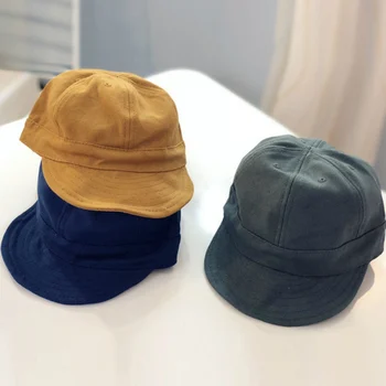 

Baby Hats Boys Girls Children Casual Caps Hats Child Sun Protection Fashion Solid Color Holiday Travel Headwear