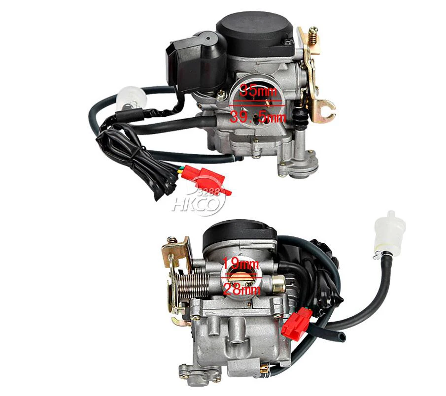 Карбюратор для мотоцикла + топливный фильтр 4 тактного GY6 50cc 110cc скутера Gator 50 Roketa