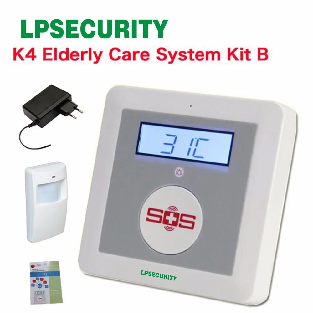 GSM SMS Alarm System Home Alarm Alarm Fire Intrusion Safety SOS K4 B