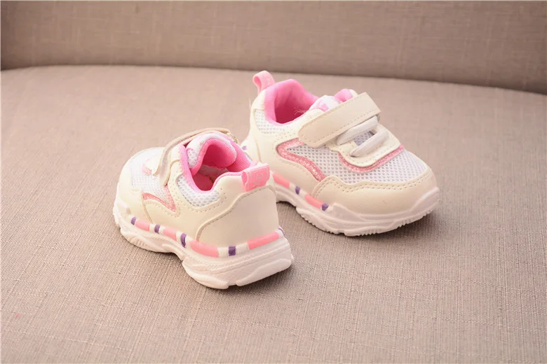 Осенняя детская повседневная обувь, Высококачественная спортивная обувь для мальчиков и девочек, дышащая обувь для бега, обувь для новорожденных с мягкой подошвой