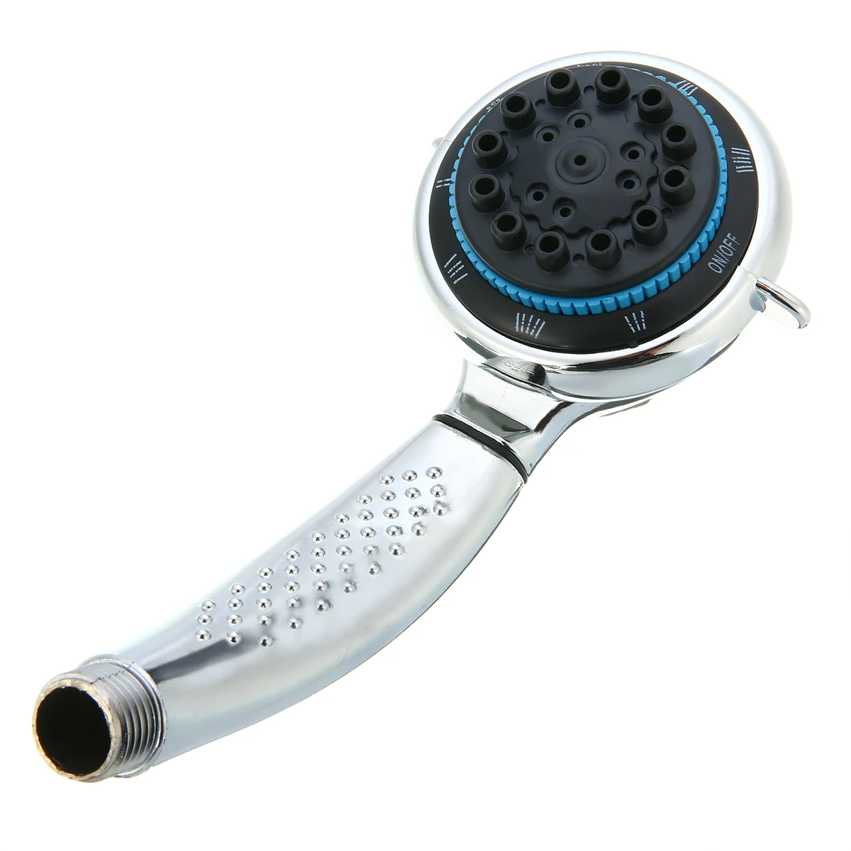 

Mayitr 1pc Chrome Handheld Spray Universal 5 Modes Functional Shower Head Bathroom Shower Head Silver Spray Spout