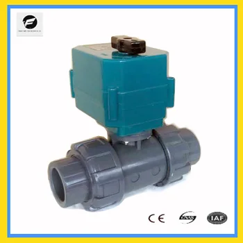 

WITH manual override CTF-001 10NM CR03 CR04 AC85-265V DN15-DN40 BSP NPT glue thread Motorized UPVC ball valve