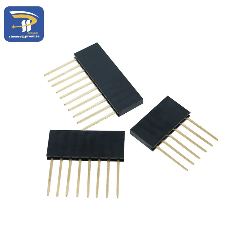 Штепсельная Вилка для arduino 2 54 мм 6 Pin 8 10 P 10P|pin header|female pin headerfemale header |