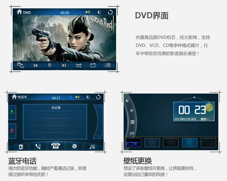 Sale Free shipping car dvd navigation for citroen c5 2013 with steering wheel control, rear view camera input 27