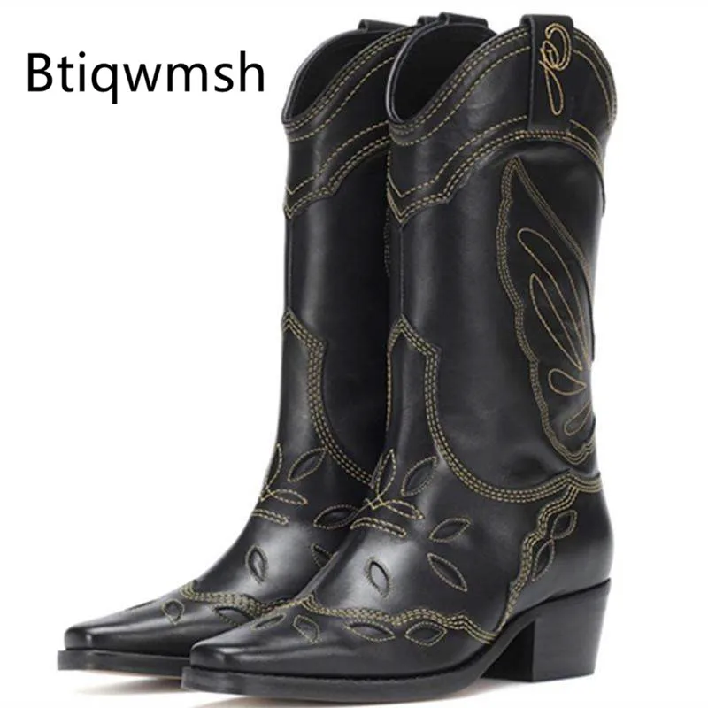 square toe leather ankle boots