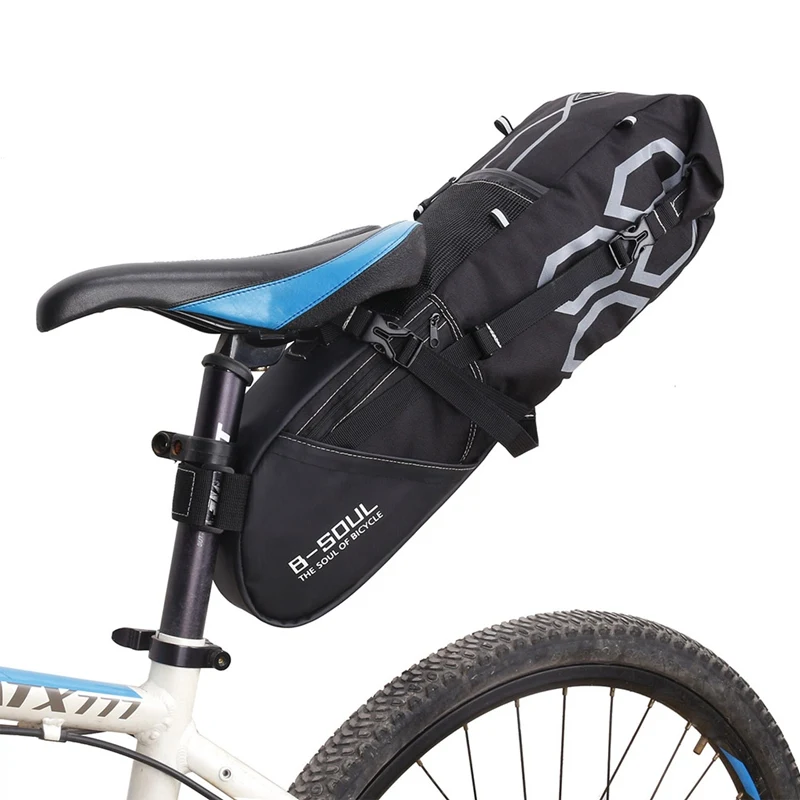 10L Bike Bag Bicycle Saddle Tail Seat Waterproof Storage Bags Cycling