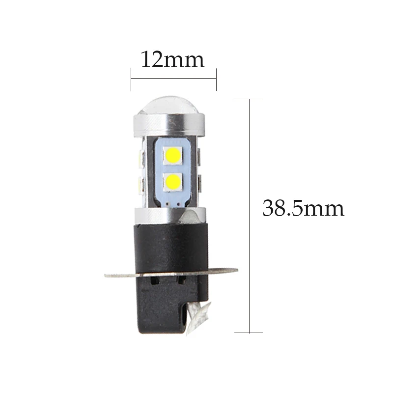 Противотуманные фары LYMOYO 2 шт. H7 LED H1 H3 H27/881 H8 H11 9005 9006 3030 SMD 10 светодиодные дневные