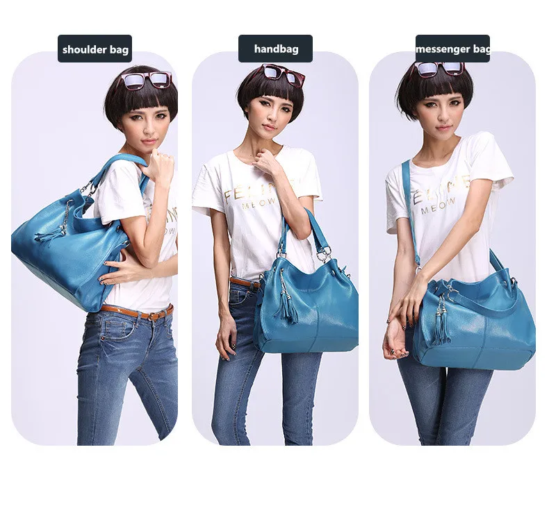 tassel women leather handbags (5)