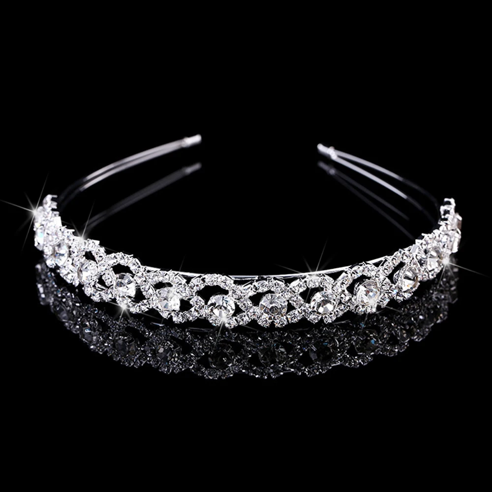 Crown Wedding Hair Accessories Crystal Rhinestone Wedding Bridal