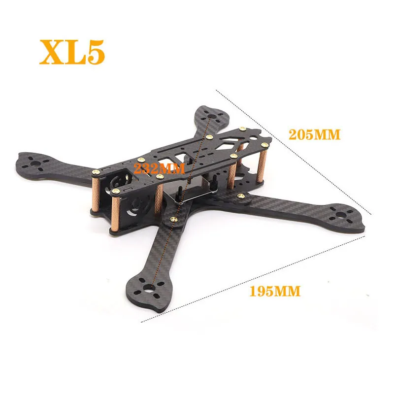 HSKRC 3K углеродного волокна XL5 V2 232 мм XL6 283 XL7 294 XL8 360 True X 5 6 7 8 дюймов FPV рама для