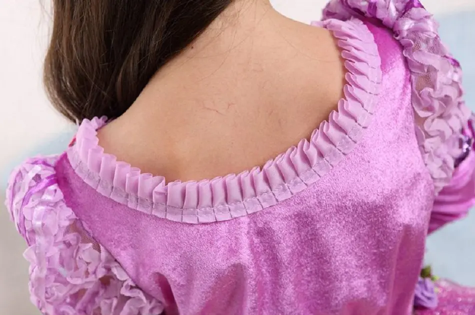 Girls Summer Rapunzel Dress with Tassel (7)