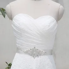 Inofinn T11 свадебный пояс-лента с украшением в виде кристаллов Стразы ленты бусины свадебные пояса для Для женщин свадебное вечернее платье для выпускного