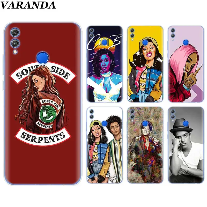 

Cardi B and Bruno Mars Silicone Soft Case for Huawei Honor 8X 8C 8S 8A 9 10 Lite 20i View 20 Y6 Y7 Y9 2019 Case Coque