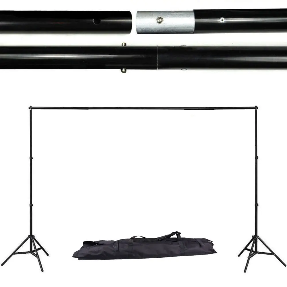  ZUOCHEN Photo Studio 2x2m Adjustable Heavy Duty Backdrop Background Support Stand KIT