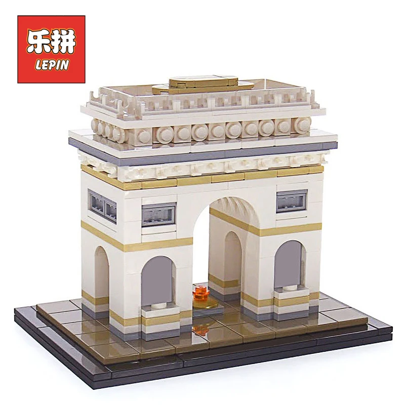 

Lepin 17012 City Street the French Arc de Triomphe Model Building Blocks Kits Assembling Bricks Children Toys Compatible 21036