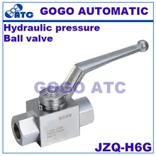 Высокое качество гидравлического давления шаровой клапан JZQ-H6G M14* 1.5 Резьба Углеродистой Стали высокого давления руководство типа шаровой кран