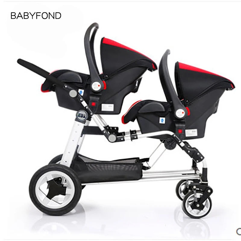  KDS brand baby strollers twins stroller Baby Carriage Front And Rear Match Car Seat Brand Bassinet