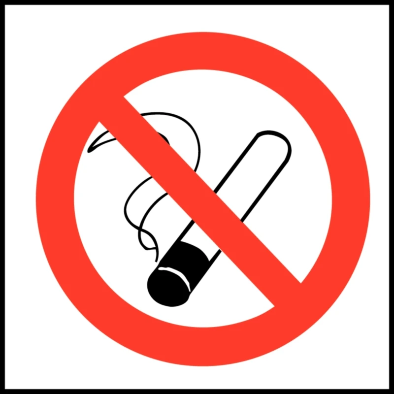 font b Safety b font Signs No Smoking font b Symbol b font Sign 100X100mm