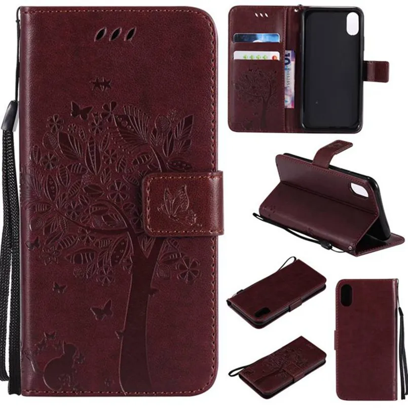 

Flip Leather Case for WIKO Lenny 2 3 4 slide 2 pulp fab 4G Relief Wallet Cover Stand Phone Case